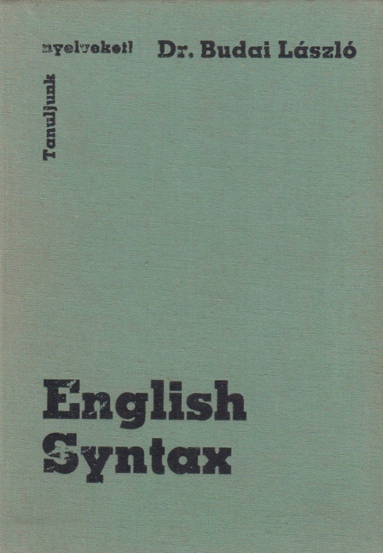 Dr. Budai László - English Syntax [antikvár]