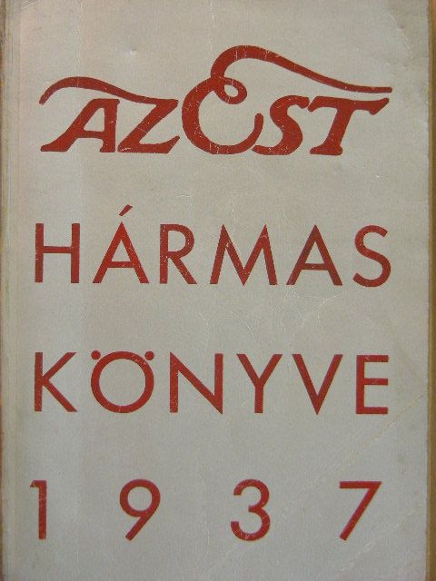 Ady Endre - Az Est hármaskönyve 1937. [antikvár]
