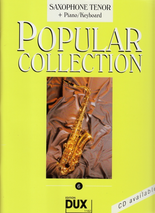 POPULAR COLLECTION 6 SAXOPHONE TENOR+ PIANO / KEYBOARD