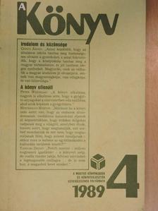 Abody Béla - A Könyv 1989/4. [antikvár]
