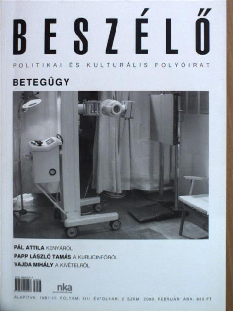Ádám Zoltán - Beszélő 2008. február [antikvár]