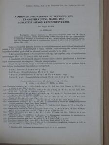 Dr. Sidó Mária - Nummofallotia Barrier et Neumann, 1959 és Goupillaudina Marie, 1957 dunántúli szenon képződményekből [antikvár]