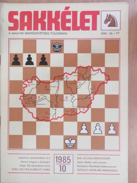 Sakkélet 1985. október [antikvár]