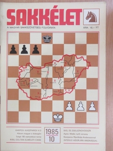 Sakkélet 1985. október [antikvár]