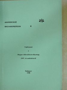 Tájékoztató a Magyar Akkreditációs Bizottság 1997. évi működéséről [antikvár]