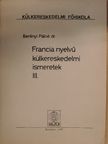 Dr. Berényi Pálné - Francia nyelvű külkereskedelmi ismeretek III. [antikvár]
