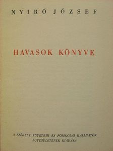 Nyirő József - Havasok könyve [antikvár]