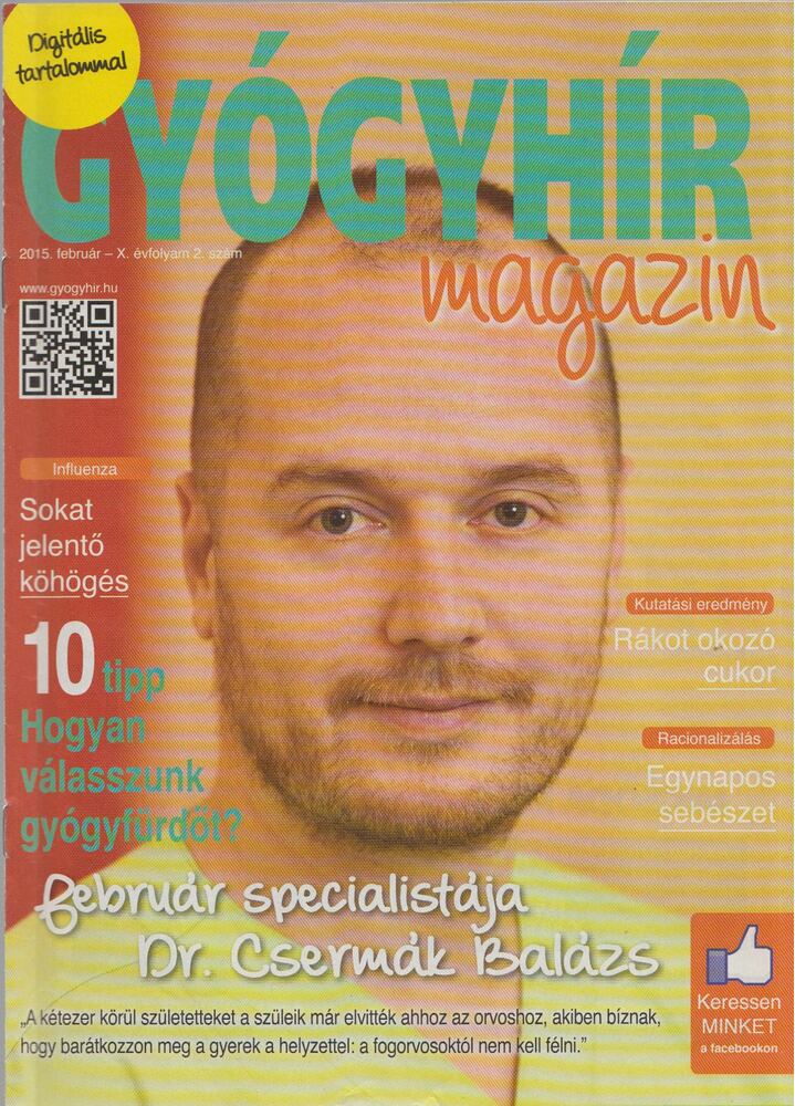 Földvári István - Gyógyhír magazin 2015. február x. évfolyam 2. szám [antikvár]