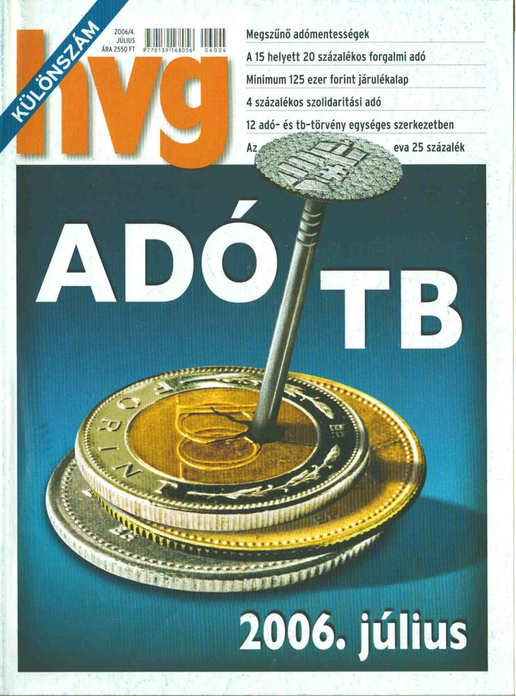 HVG 2006/4 különszám - Adó-TB 2006. július [antikvár]