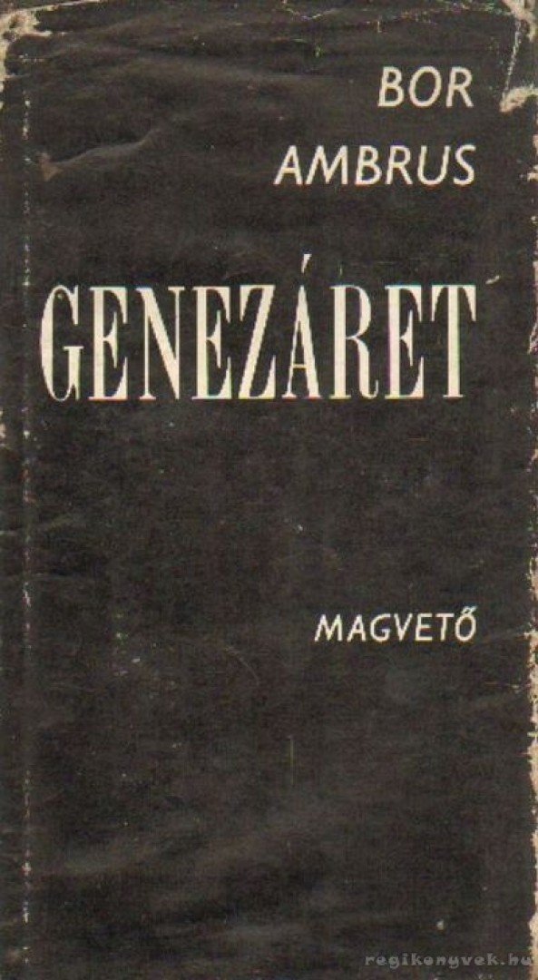 BOR AMBRUS - Genezáret [antikvár]