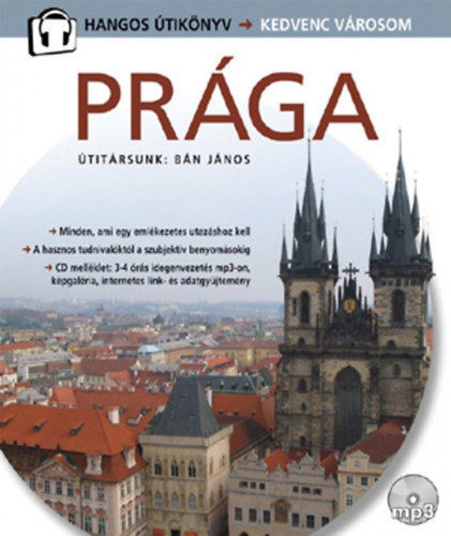 CSÁK ERIKA - Prága - Hangos Útikönyv [antikvár]