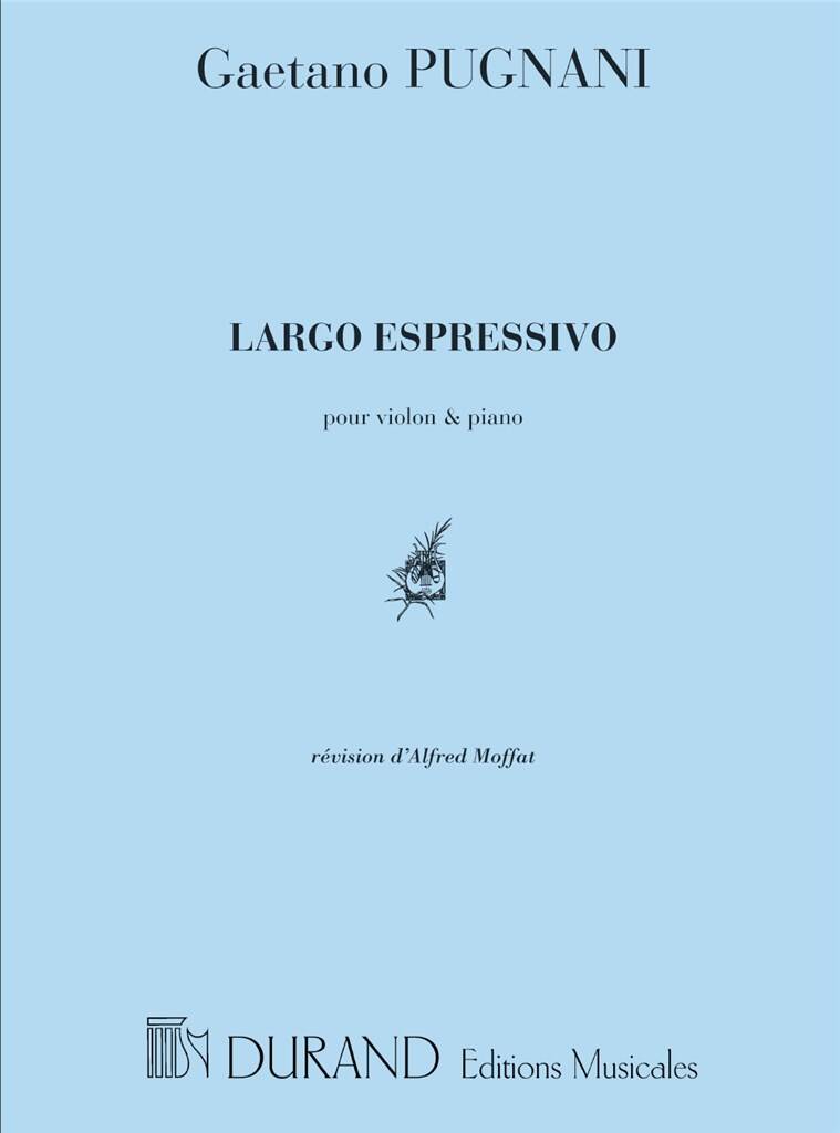 PUGNANI, GAETANO - LARGO ESPRESSIVO POUR VIOLON & PIANO