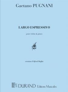 PUGNANI, GAETANO - LARGO ESPRESSIVO POUR VIOLON & PIANO