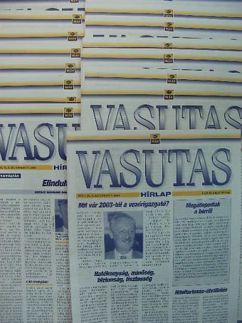 Vasutas Hírlap 2003. (nem teljes évfolyam) [antikvár]