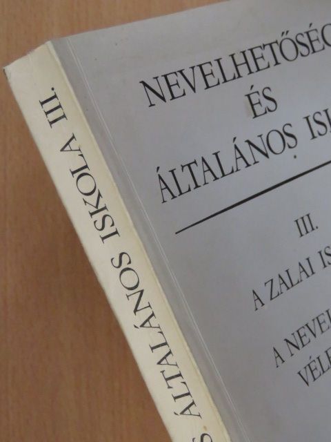 B. Aczél Anna - A zalai iskolák/A nevelhetőség vélelmezése [antikvár]