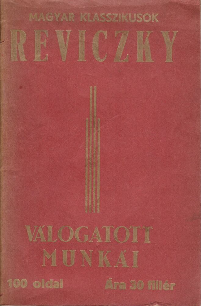 Kozocsa Sándor - Reviczky válogatott munkái [antikvár]