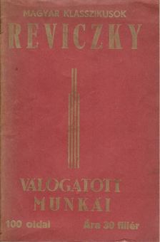 Kozocsa Sándor - Reviczky válogatott munkái [antikvár]