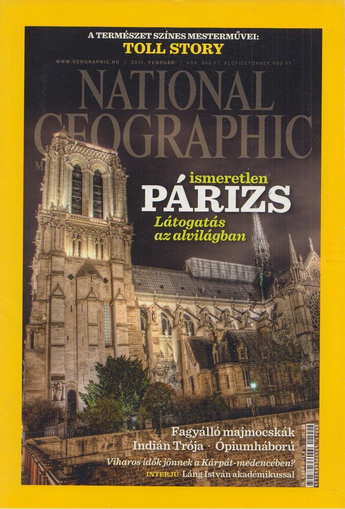 SCHLOSSER TAMÁS - National Geographic Magyarország 2011. február [antikvár]