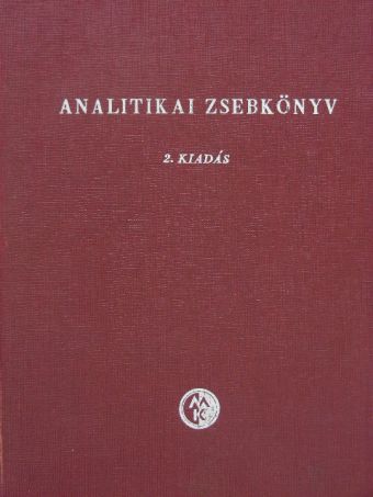 Bányai Éva - Analitikai zsebkönyv [antikvár]