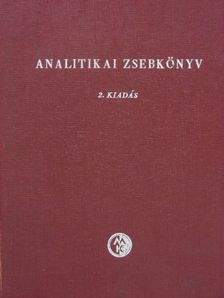 Bányai Éva - Analitikai zsebkönyv [antikvár]