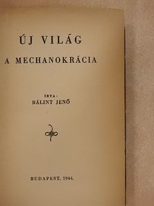 Bálint Jenő - Új világ [antikvár]