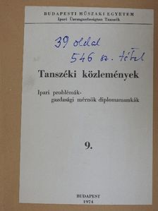 Ambrus Ferenc - Tanszéki közlemények 9. [antikvár]