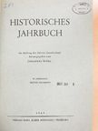 Historisches Jahrbuch 1969/I-II. [antikvár]