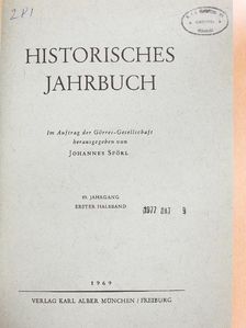 Historisches Jahrbuch 1969/I-II. [antikvár]