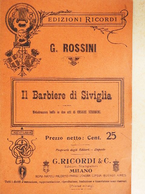 Cesare Sterbini - Il Barbiere di Siviglia [antikvár]