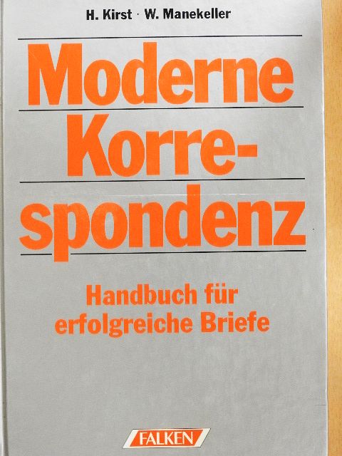 H. Kirst - Moderne Korrespondenz [antikvár]