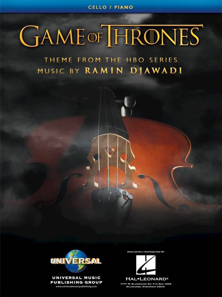 DJAWADI, RAMIN - GAME OF THRONES. THEME FORM THE HBO SERIES FOR CELLO / PIANO