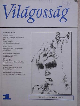 Balázs György - Világosság 1987. január [antikvár]