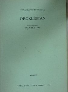 Dr. Bódiné Wellesz Teréz - Örökléstan [antikvár]