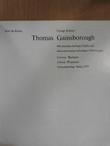Kelényi György - Thomas Gainsborough [antikvár]