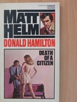 Donald Hamilton - Death of a Citizen [antikvár]