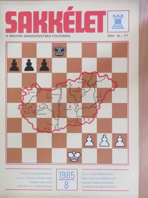 Sakkélet 1985. augusztus [antikvár]