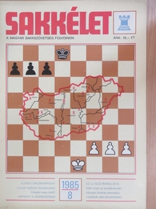 Sakkélet 1985. augusztus [antikvár]