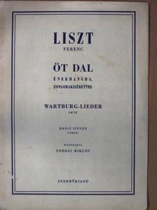 Liszt Ferenc - Öt dal [antikvár]