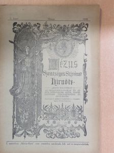 Angehrn Tivadar S. J. - Jézus Szentséges Szivének Hirnöke 1918. május [antikvár]
