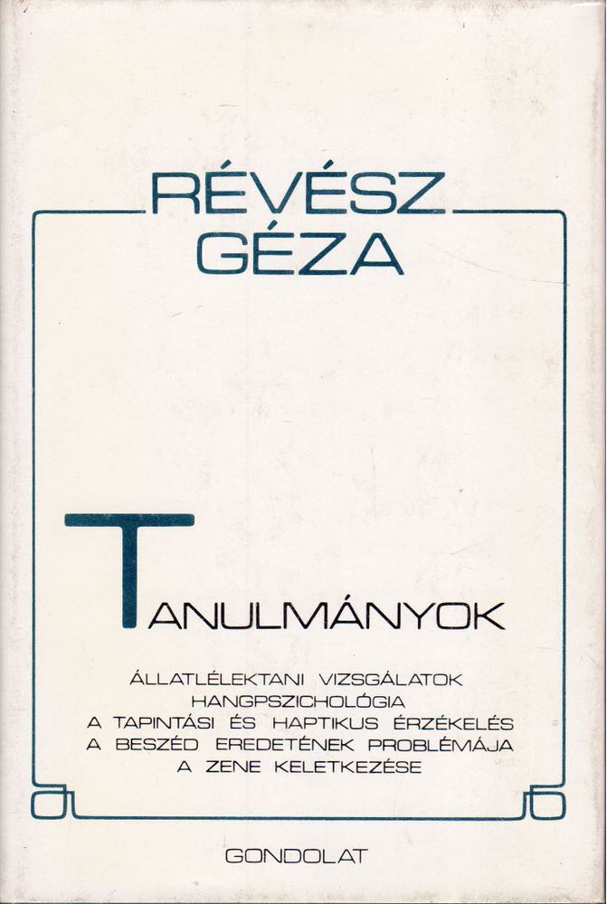Révész Géza - Tanulmányok [antikvár]