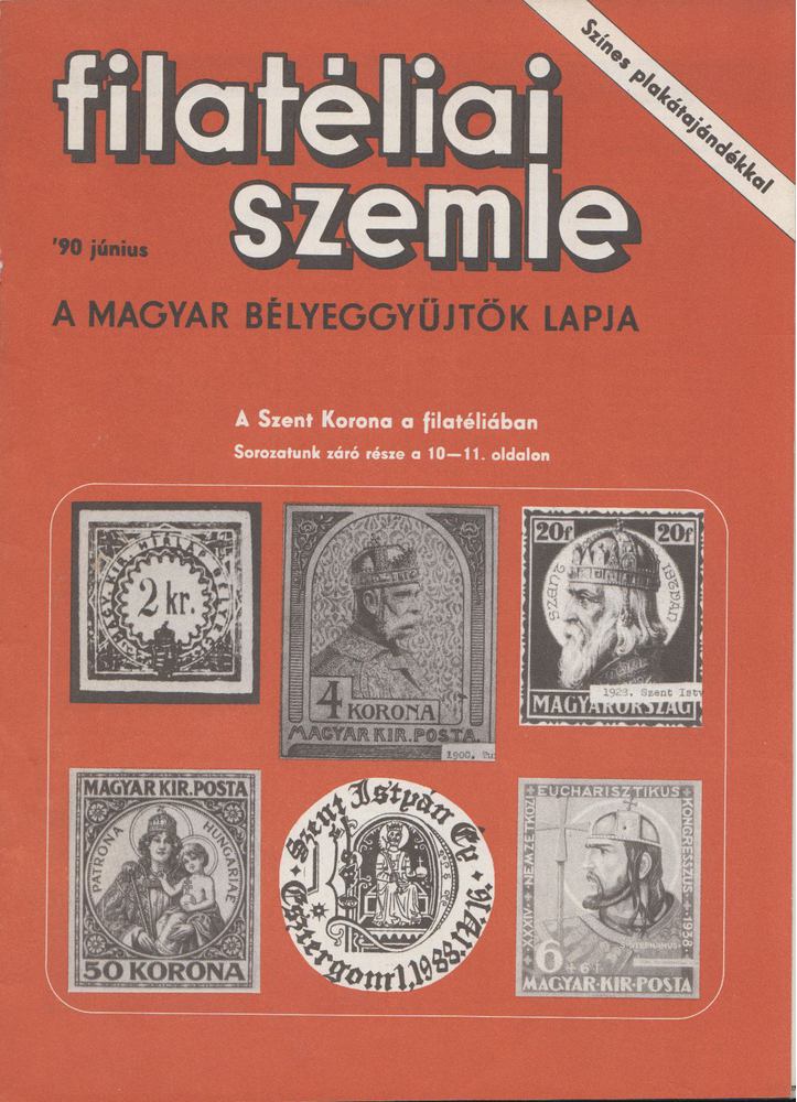 SIMON GY. FERENC - Filatéliai szemle 1990. június [antikvár]