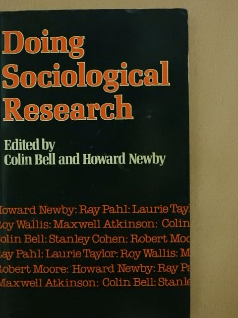 Doing Sociological Research [antikvár]