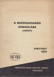 A mezőgazdaság kemizálása [antikvár]