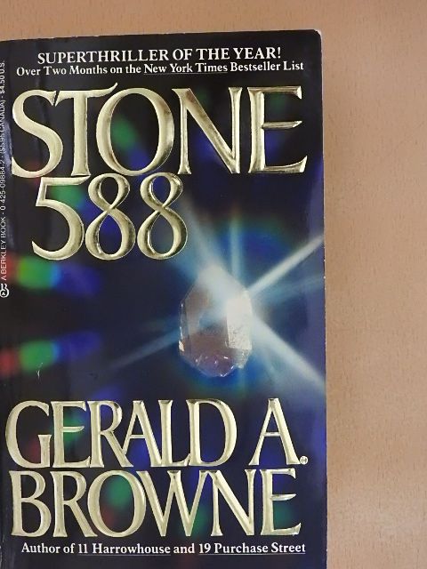Gerald A. Browne - Stone 588 [antikvár]