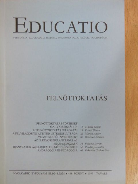 Benedek András - Educatio 1999. tavasz [antikvár]