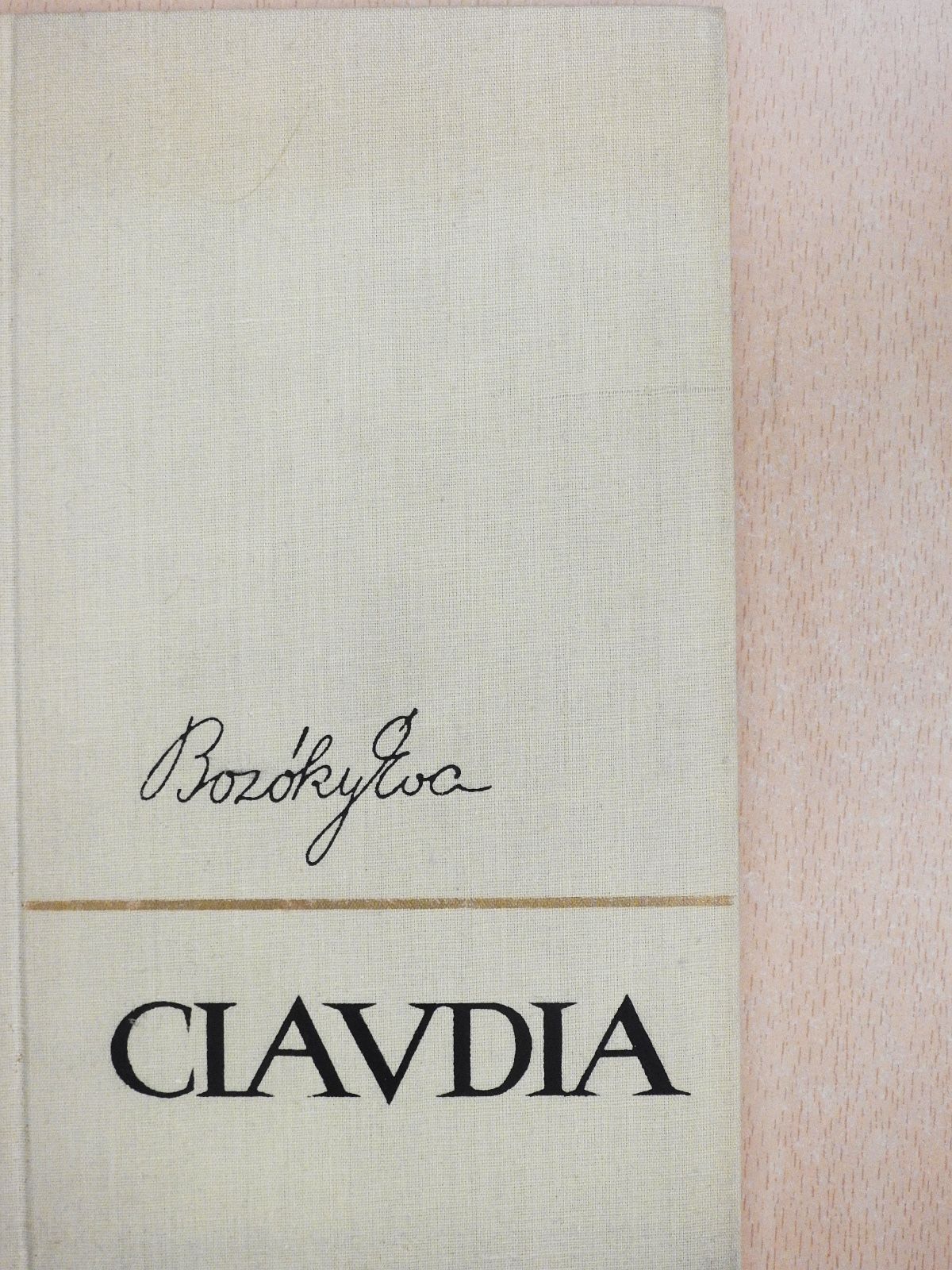 Bozóky Éva - Claudia (dedikált példány) [antikvár]