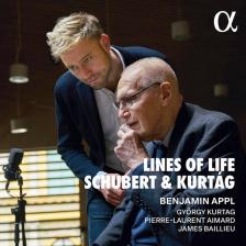 KURTÁG, SCHUBERT, BRAHMS - LINES OF LIFE CD APPL
