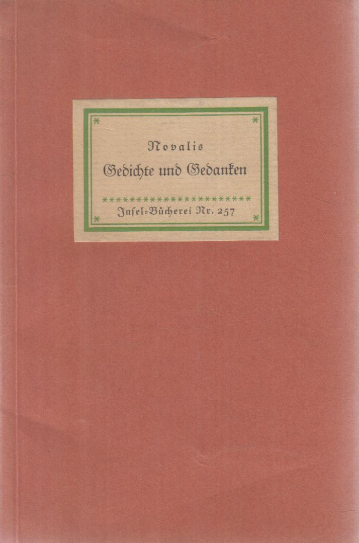 Novalis - Gedichte und Gedanken [antikvár]
