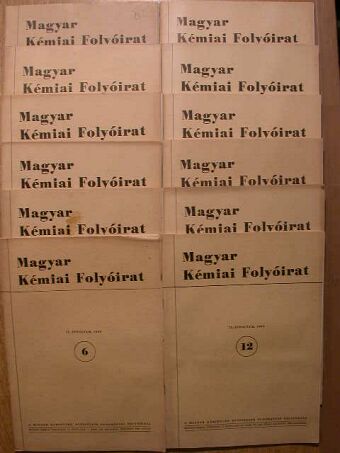 Flóra Teréz - Magyar Kémiai Folyóirat 1969. január-december [antikvár]