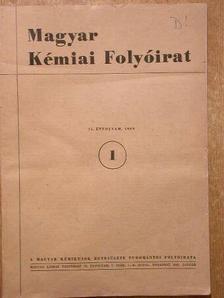 Flóra Teréz - Magyar Kémiai Folyóirat 1969. január-december [antikvár]
